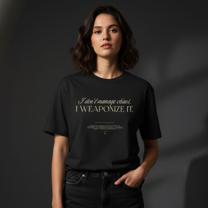I weaponize it - T-shirt