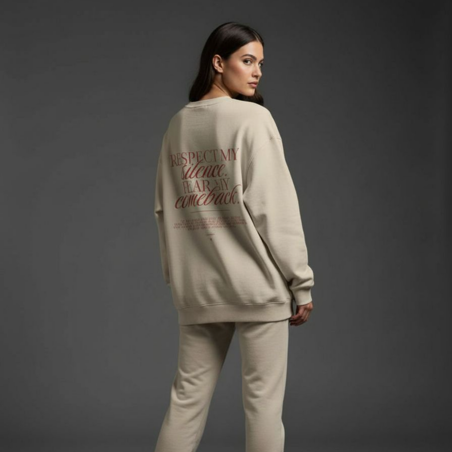 Respect my silence, fear my comeback - Relaxed Sweatshirt