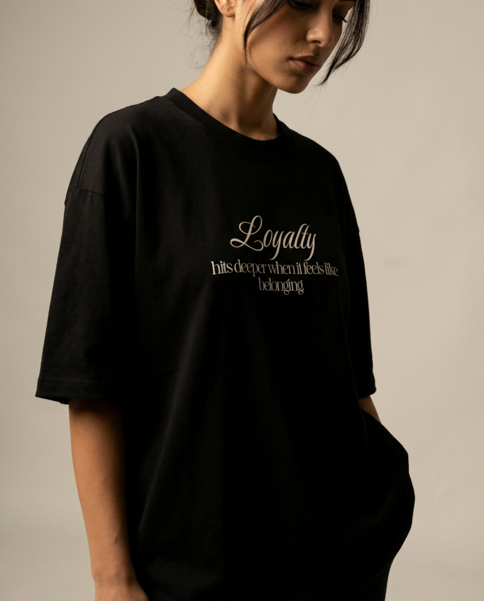 Loyalty hits deeper when it feels like belonging - Oversized T-shirt