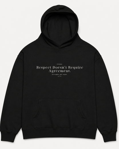 Respect Doesn't Require Agreement - Unisex oversized hoodie